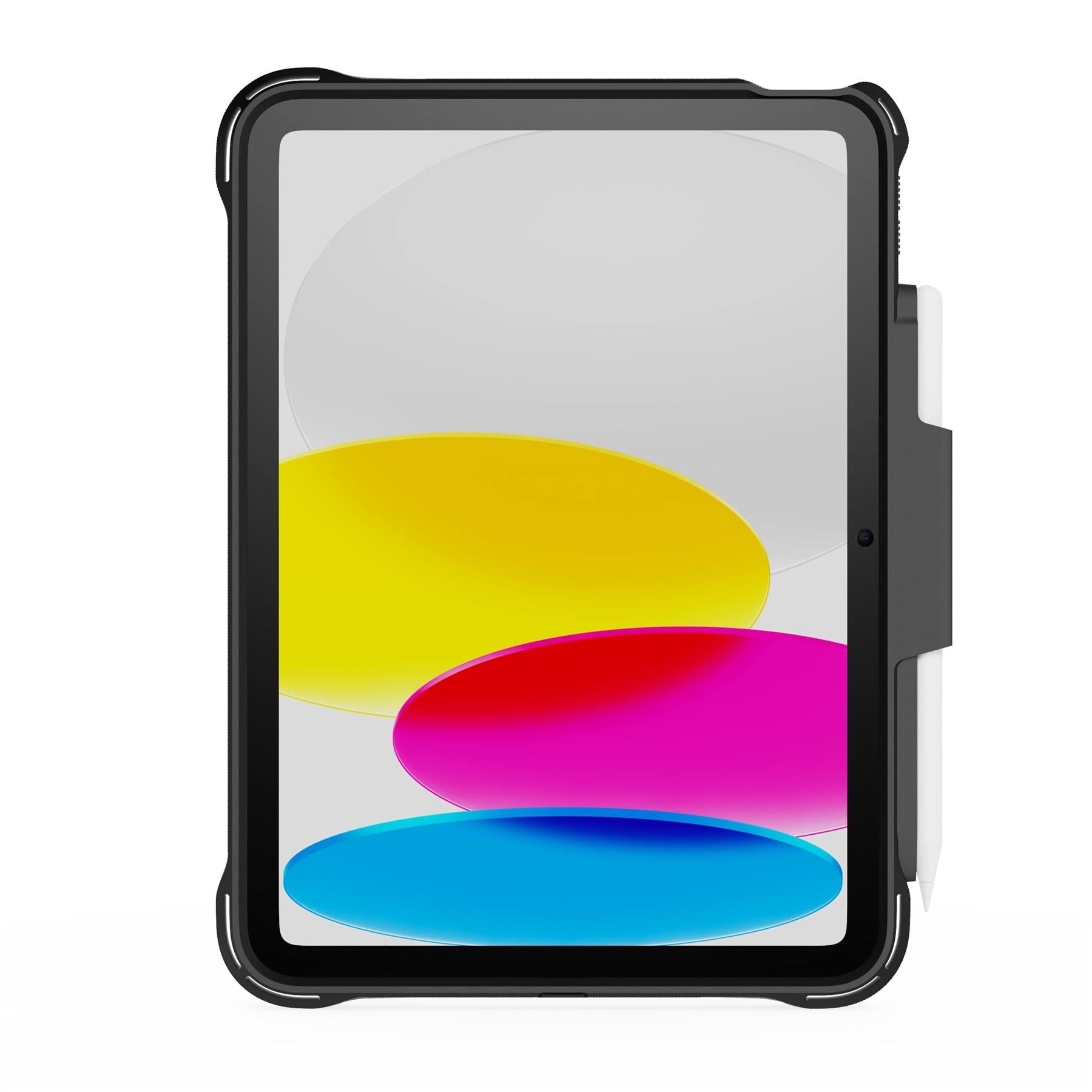 EvoMax - Apple iPad 10th/11th Gen Case with Handstrap - Black with Handstrap