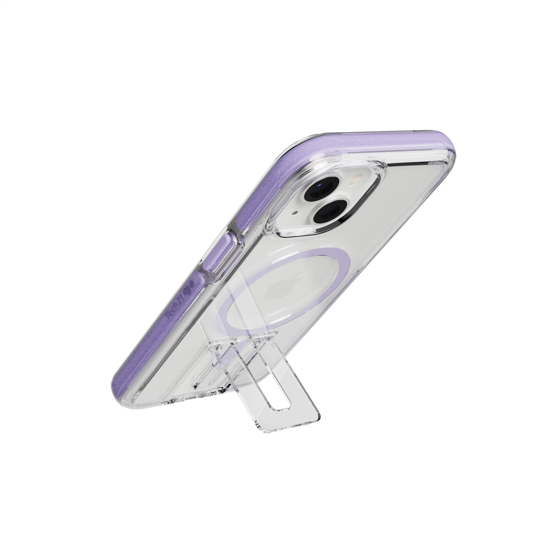 EvoCrystal Kick - Apple iPhone 14 Case MagSafe Compatible - Lilac