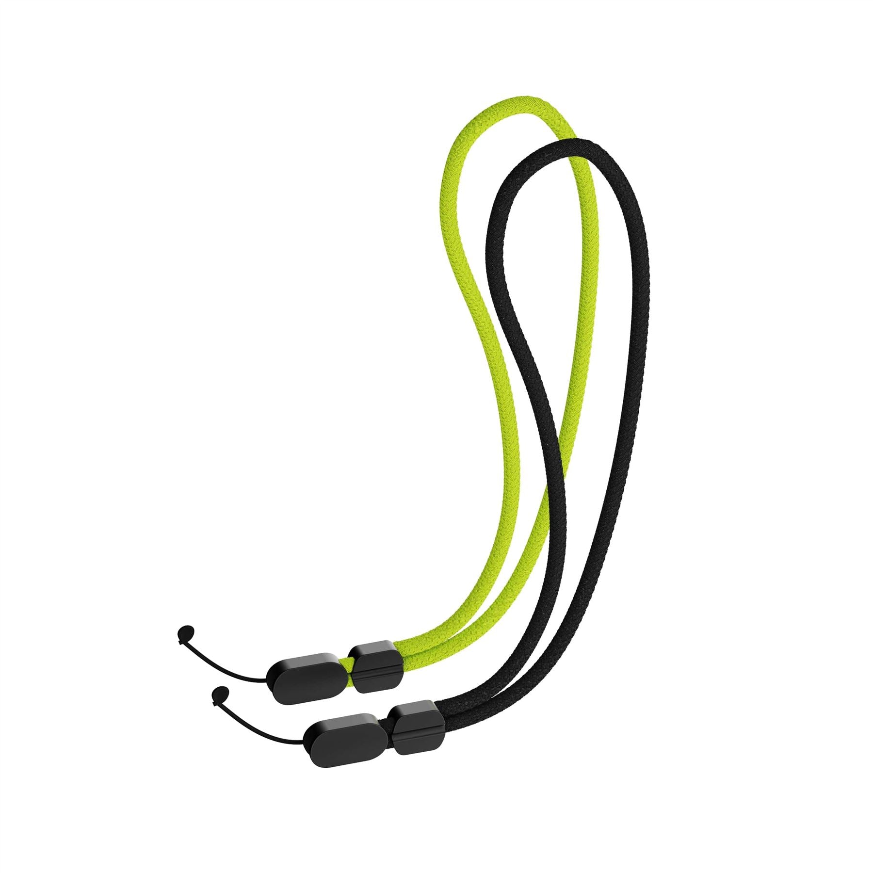 Lanyard Bundle (x2) - Black and Cyber Lime | Tech21 Ltd - US