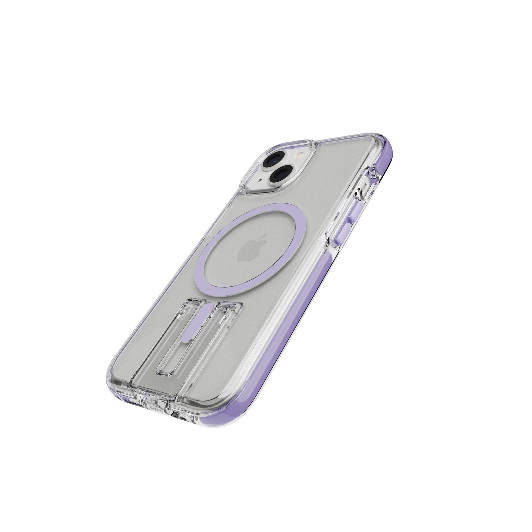 EvoCrystal Kick - Apple iPhone 14 Case MagSafe Compatible - Lilac