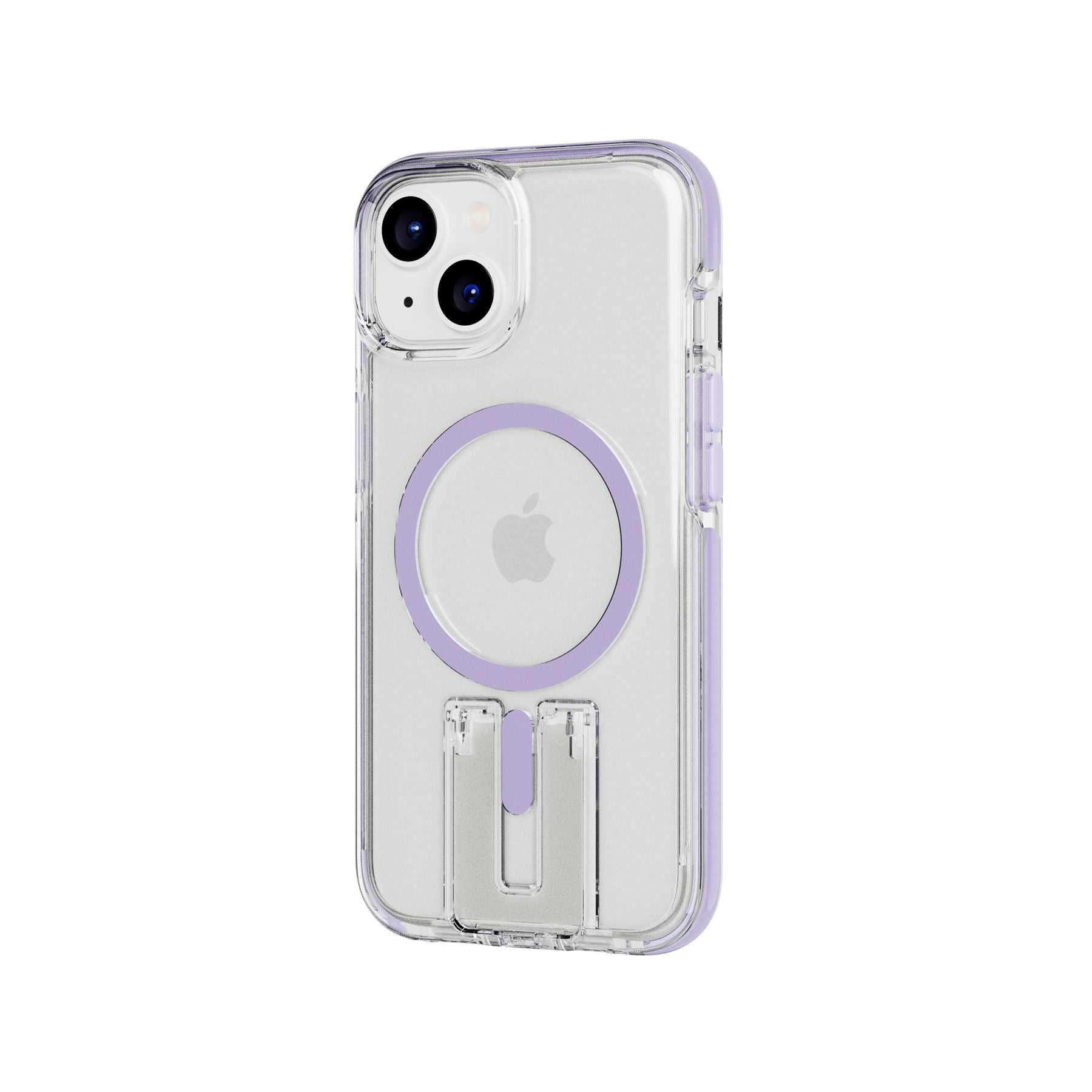 EvoCrystal Kick - Apple iPhone 14 Case MagSafe Compatible - Lilac