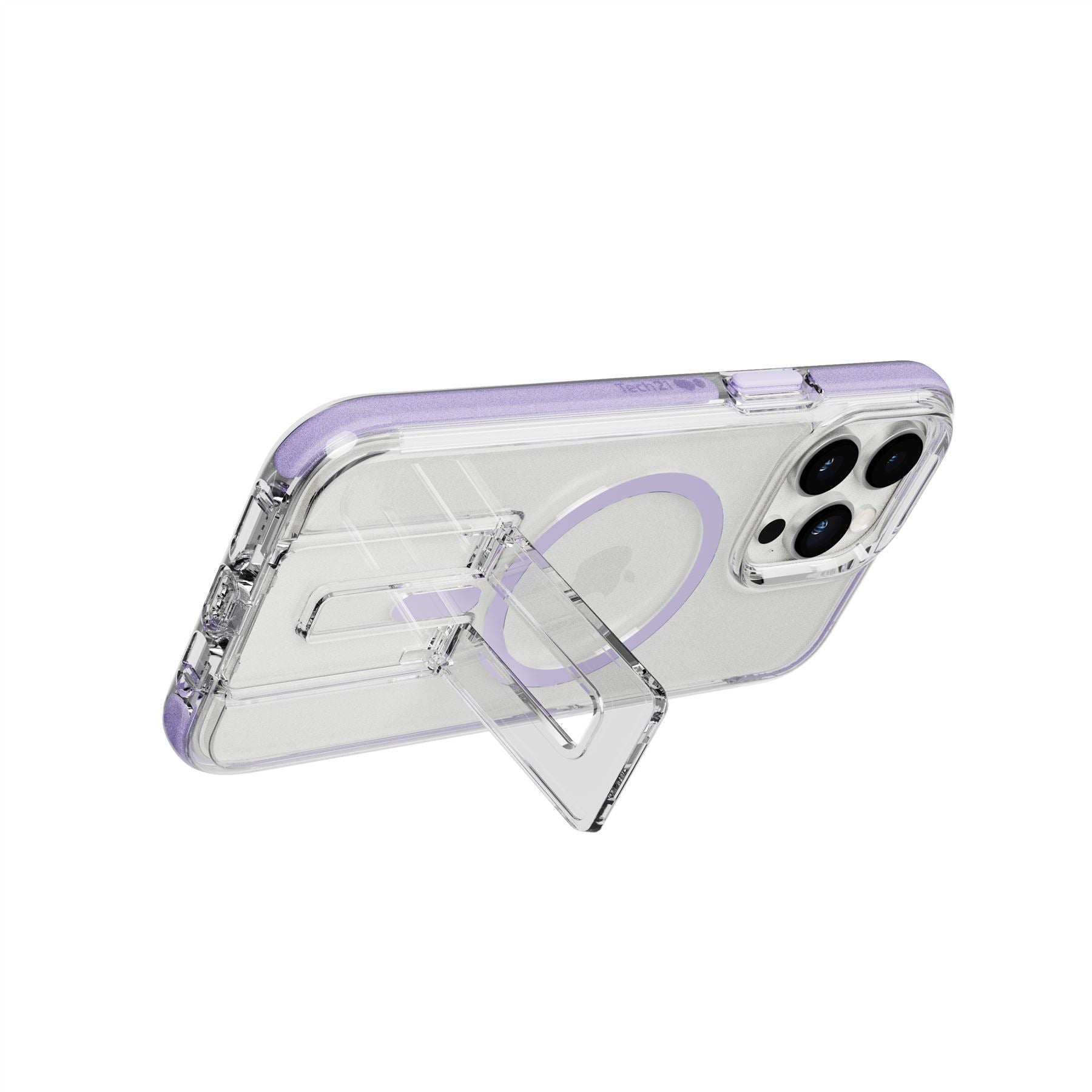 EvoCrystal Kick - Apple iPhone 14 Pro Max Case MagSafe Compatible - Lilac