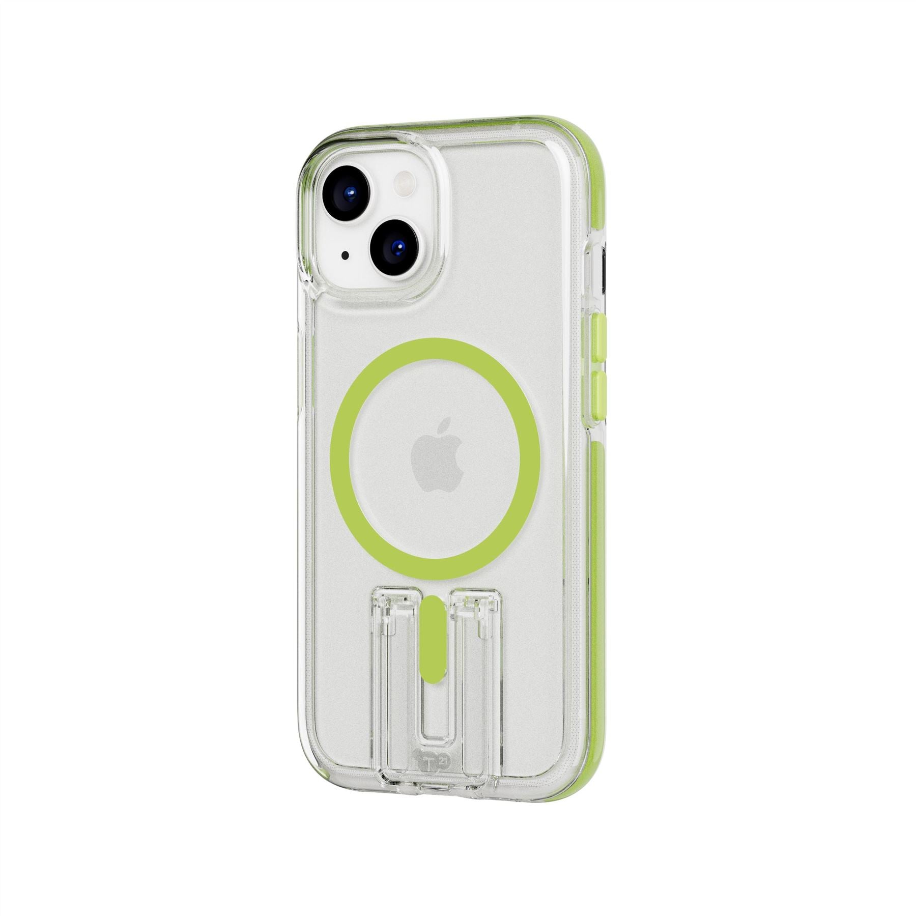 EvoCrystal Kick - Apple iPhone 16e/15 Case MagSafe Compatible - Lime