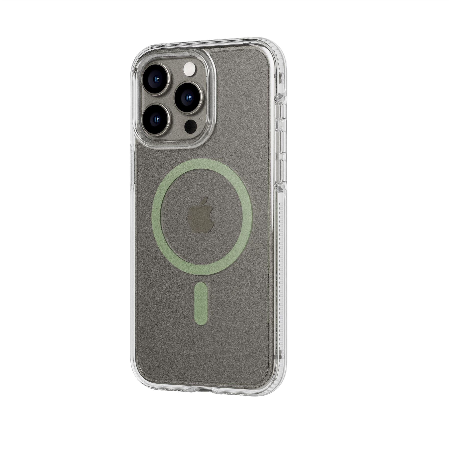 FlexQuartz - Apple iPhone 15 Pro Max Case MagSafe Compatible - Green