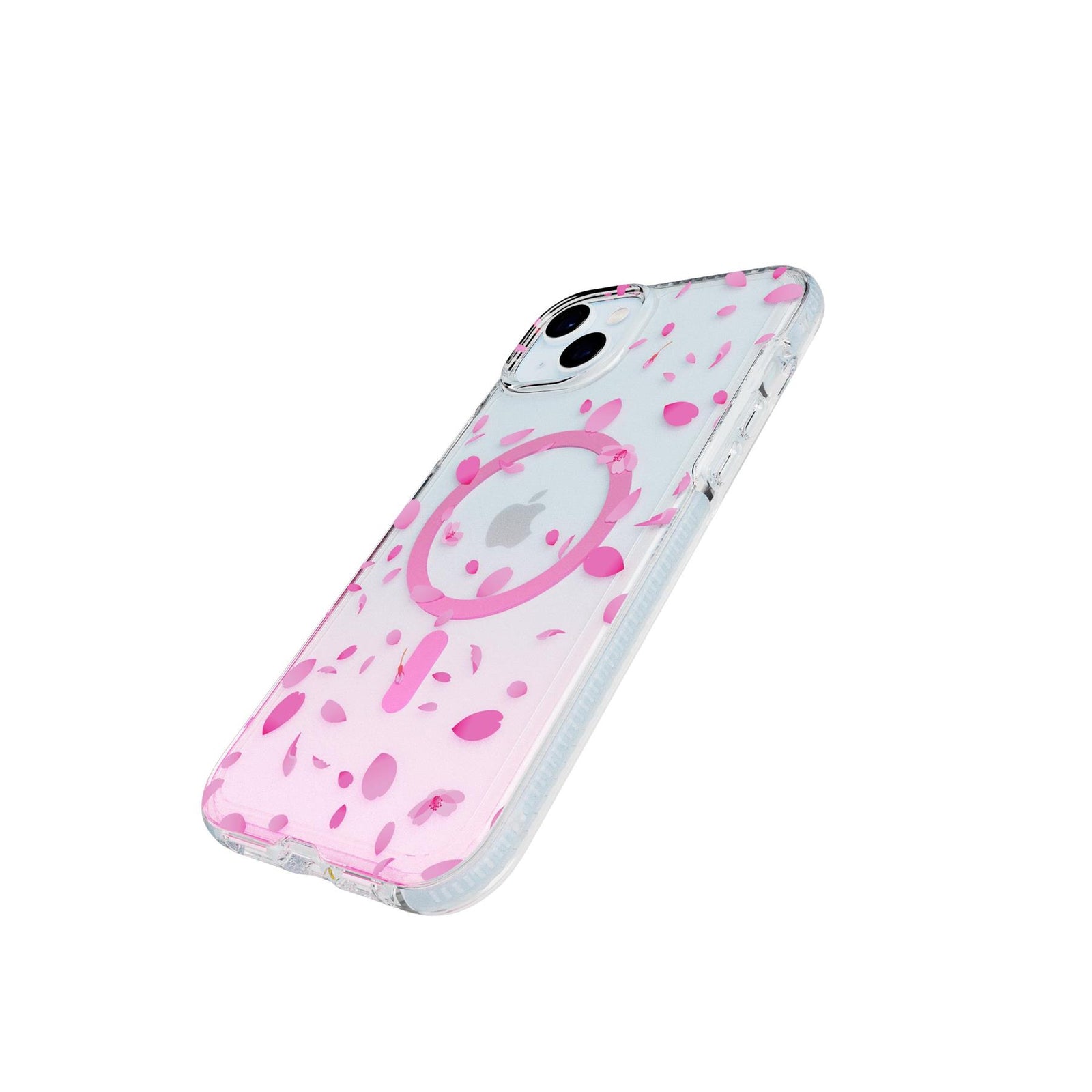 FlexQuartz Apple iPhone 15 plus Case MagSafe Compatible - Cherry Blossom