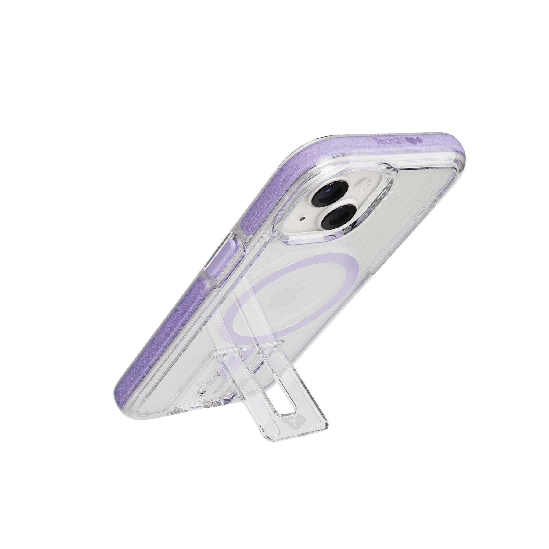 EvoCrystal Kick - Apple iPhone 16e/15 Case MagSafe Compatible - Lilac