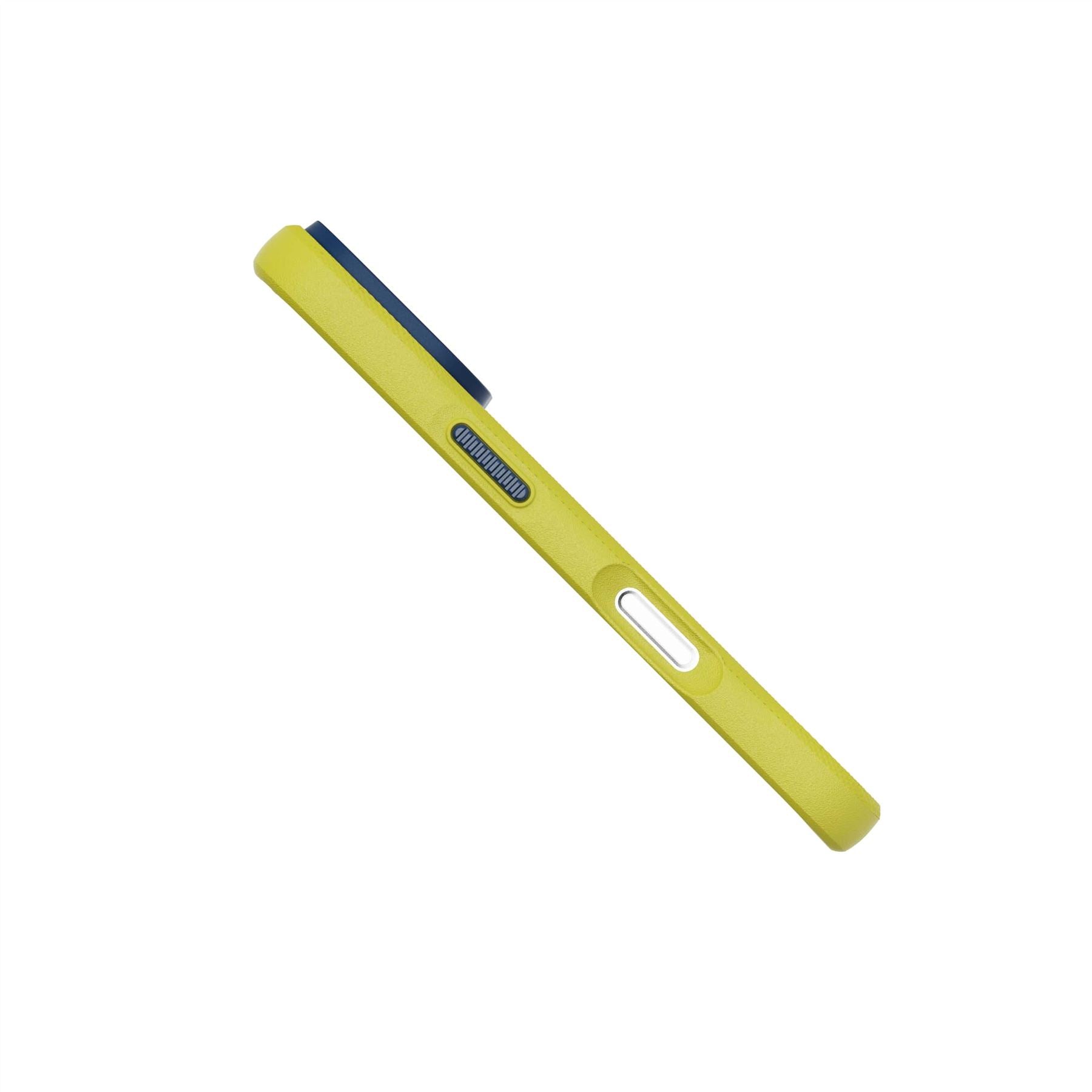 EvoPro - Apple iPhone 16 Pro Case MagSafe Compatible - Navy/Yellow