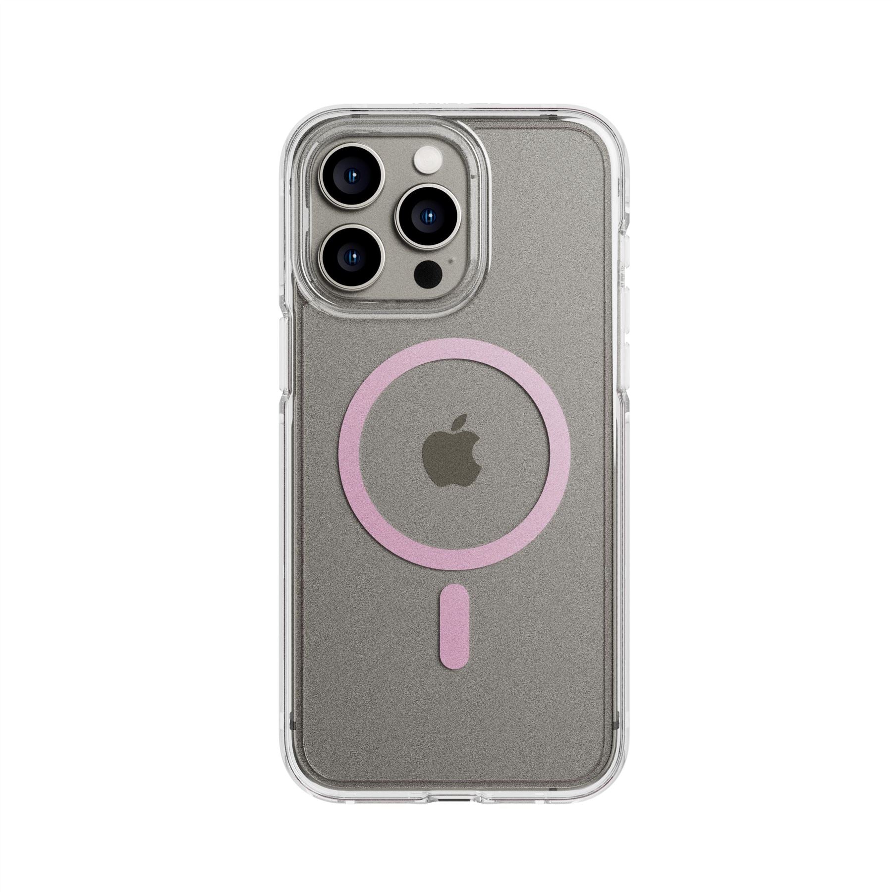 COOL Cover for iPhone 15 Pro Magnetic Ring Pink - Cool Accesorios