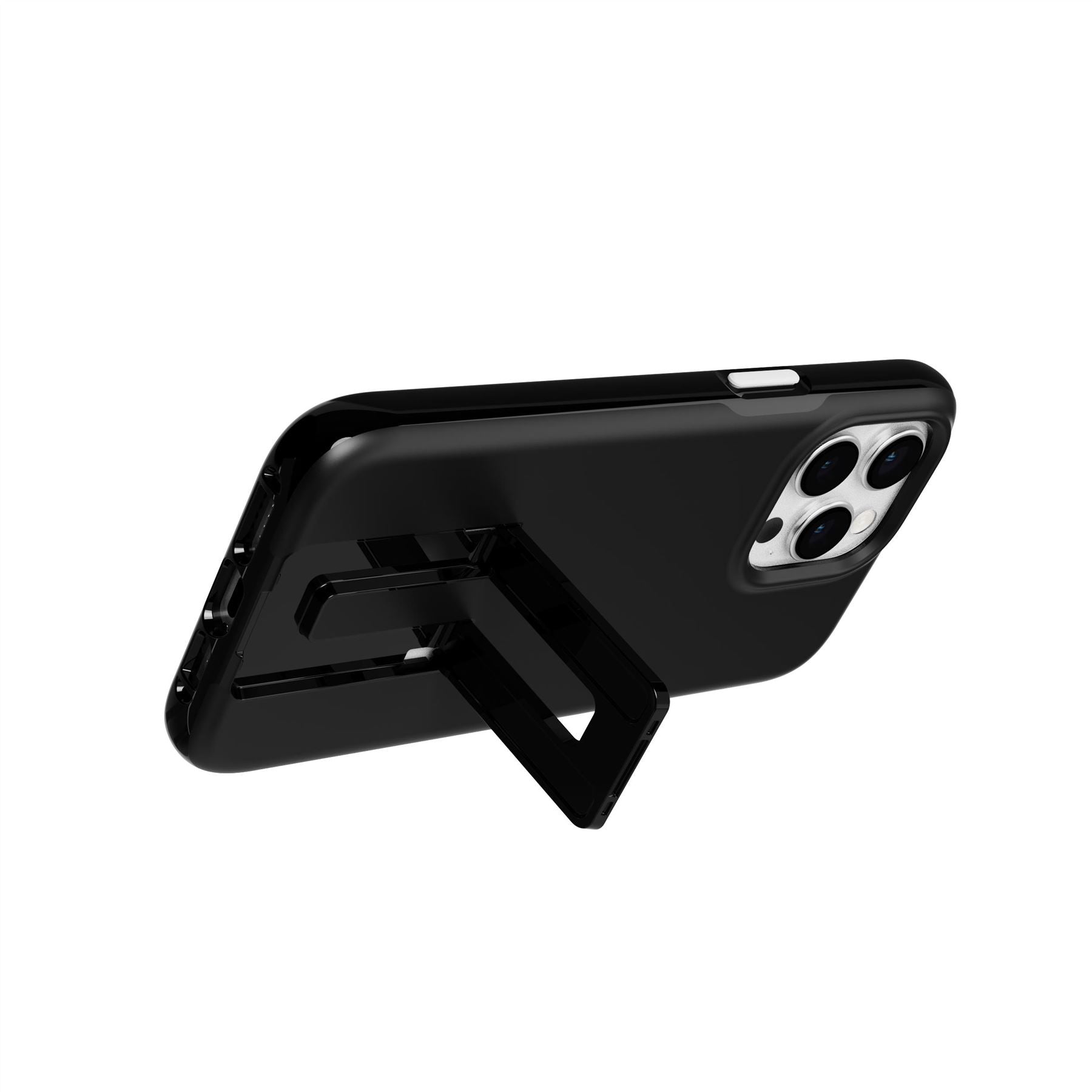 EvoCrystal Kick - Apple iPhone 15 Pro Max Case MagSafe Compatible - Obsidian Black