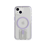 EvoCrystal Kick - Apple iPhone 14 Case MagSafe Compatible - Lilac
