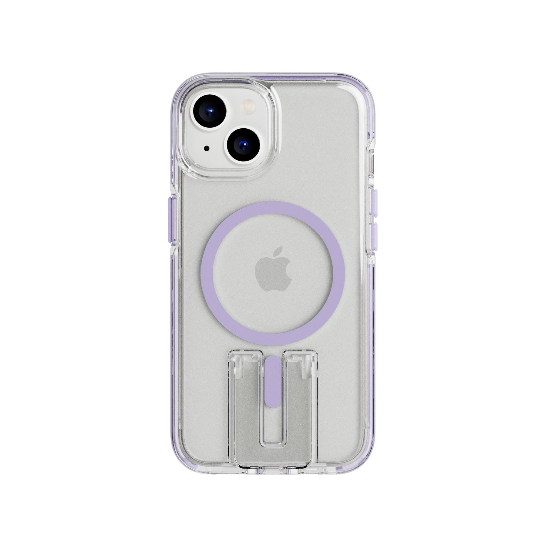 EvoCrystal Kick - Apple iPhone 14 Case MagSafe Compatible - Lilac
