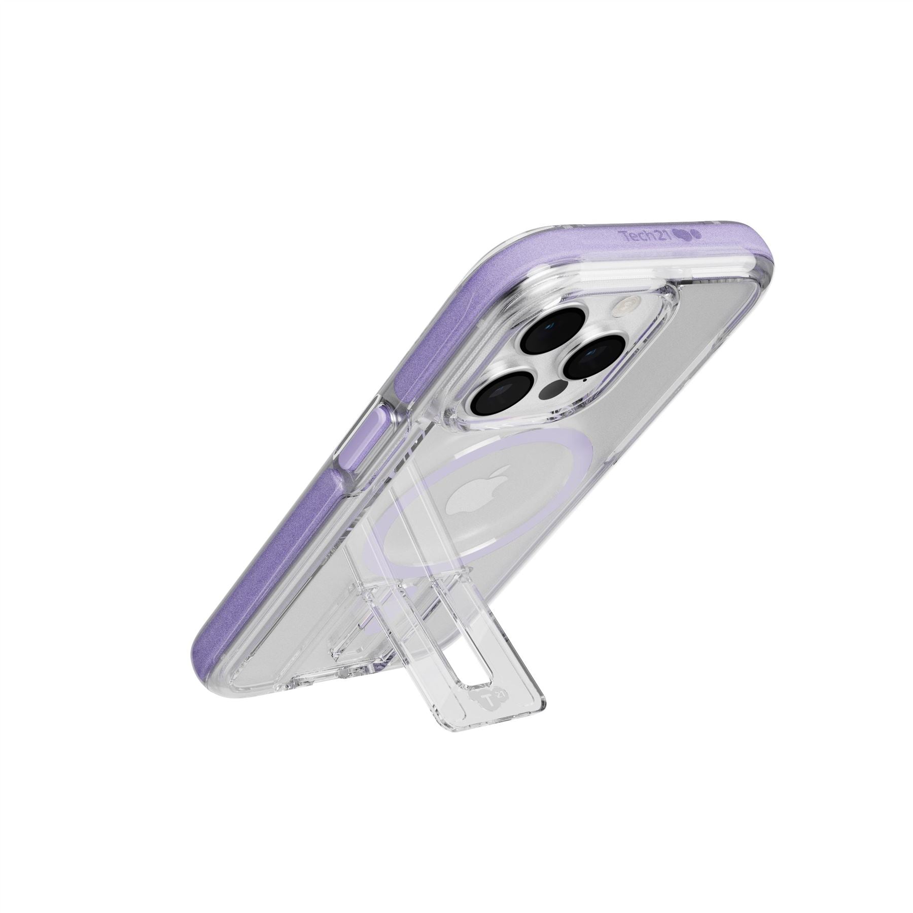 EvoCrystal Kick - Apple iPhone 15 Pro Case MagSafe Compatible - Lilac