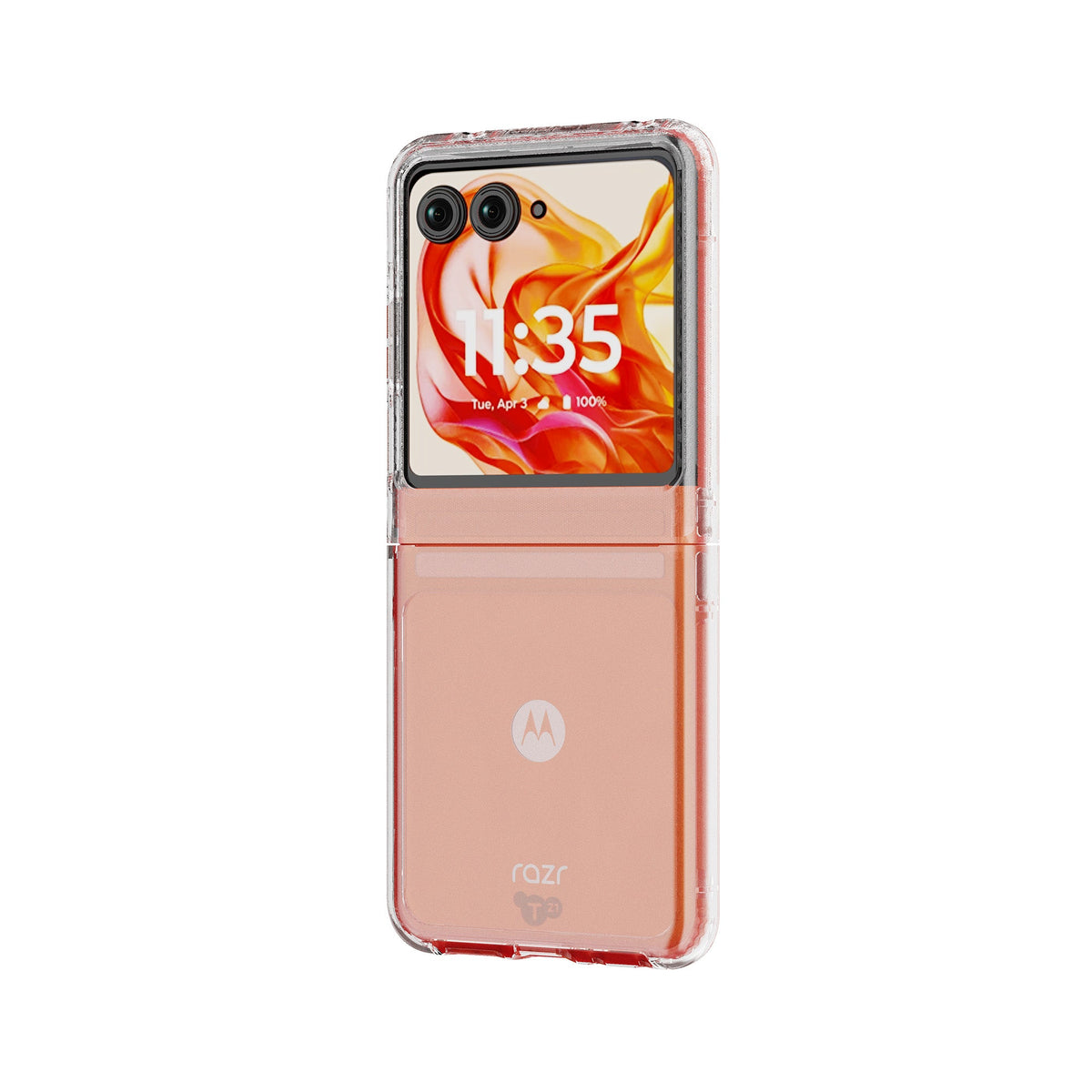 EvoClear Fold - Motorola razr (2024-2026) Case - Clear