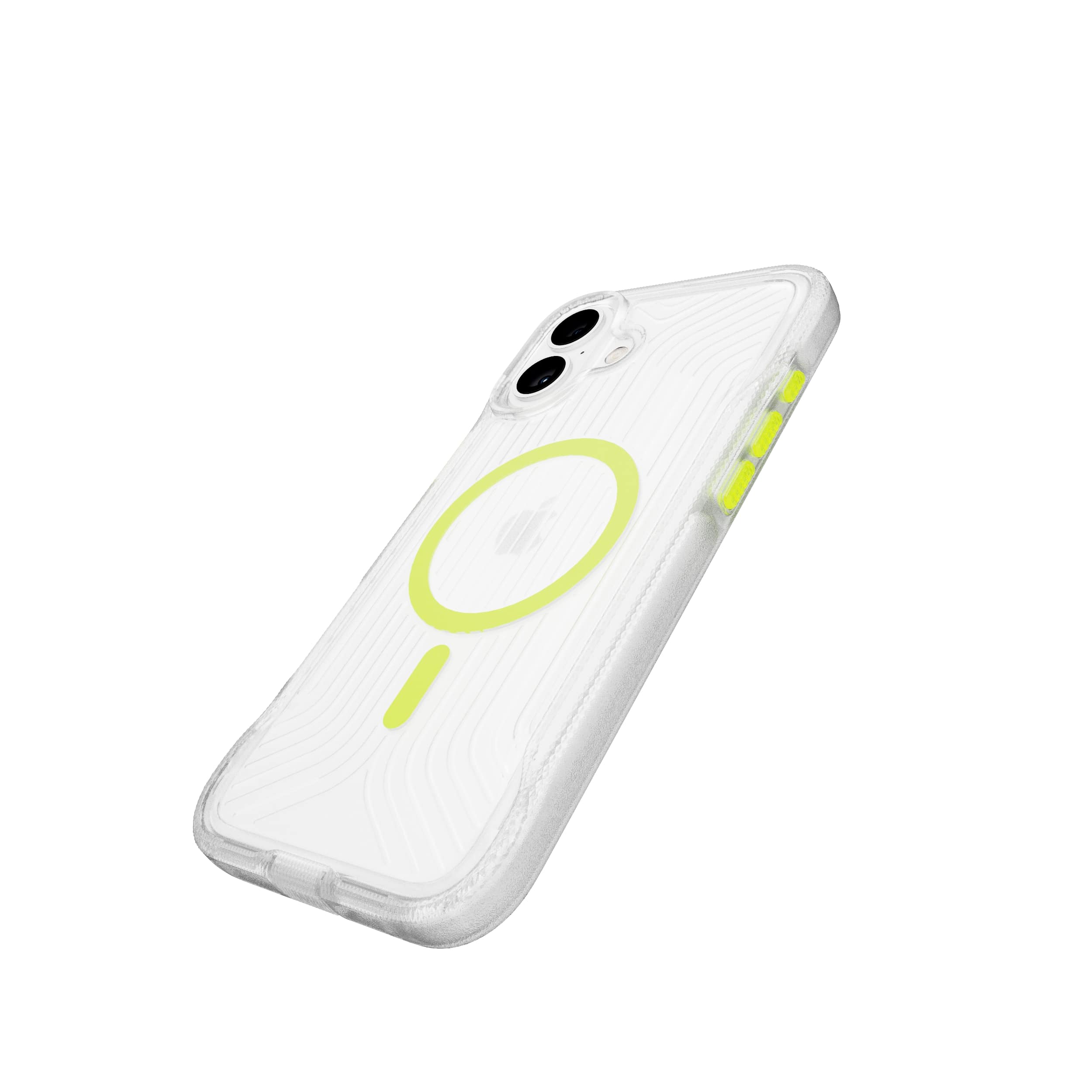 FlexPro - Apple iPhone 16 Plus Case MagSafe Compatible - Neon Green Glow in the Dark