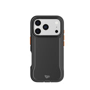View of the back of the phone case from straight on with phone inside#color_black