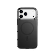 View of the back of the phone case from straight on with phone inside#color_black