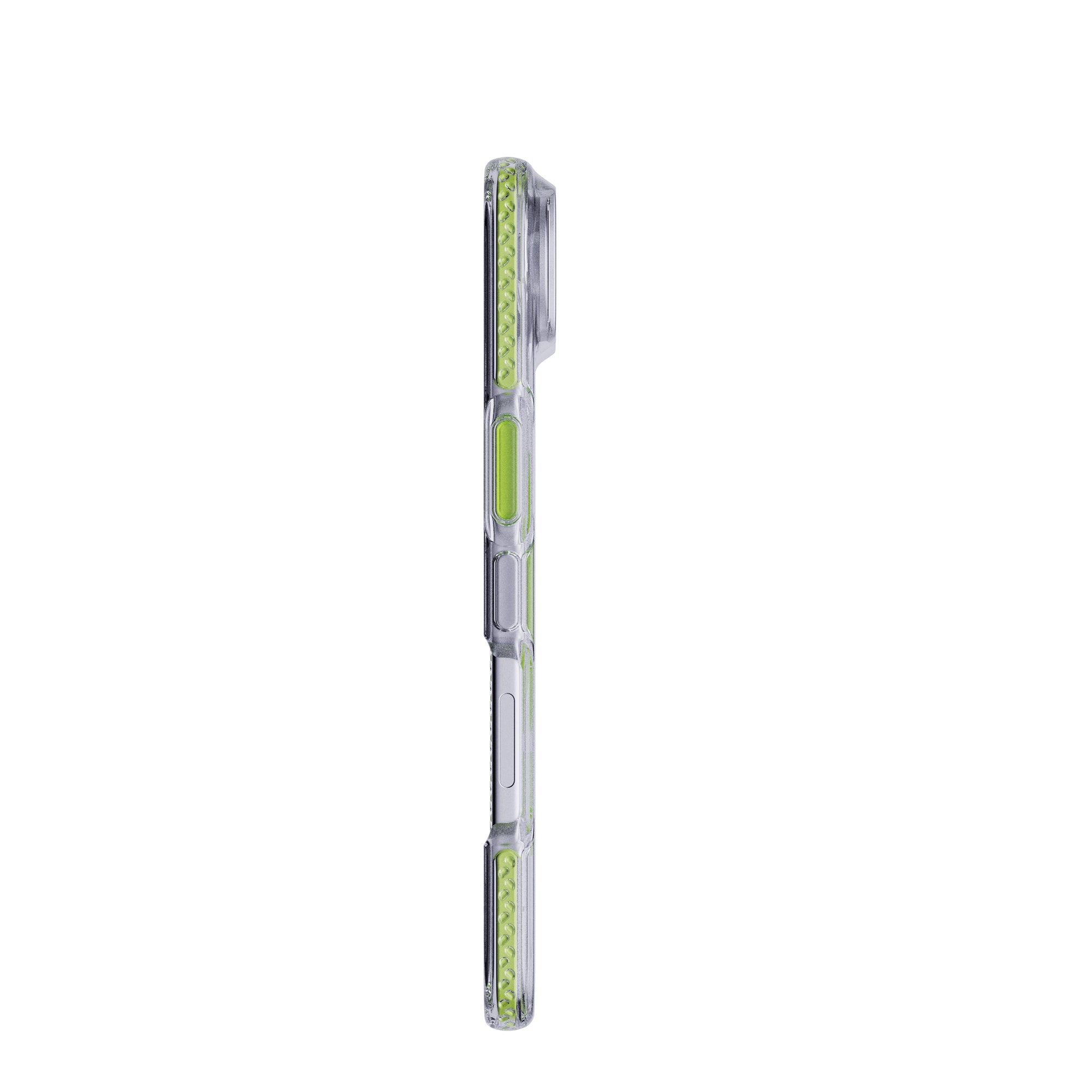 EvoCrystal Glow MagSafe - Apple iPhone Air Case - Green (Glow-In-The-Dark MagSafe ring)