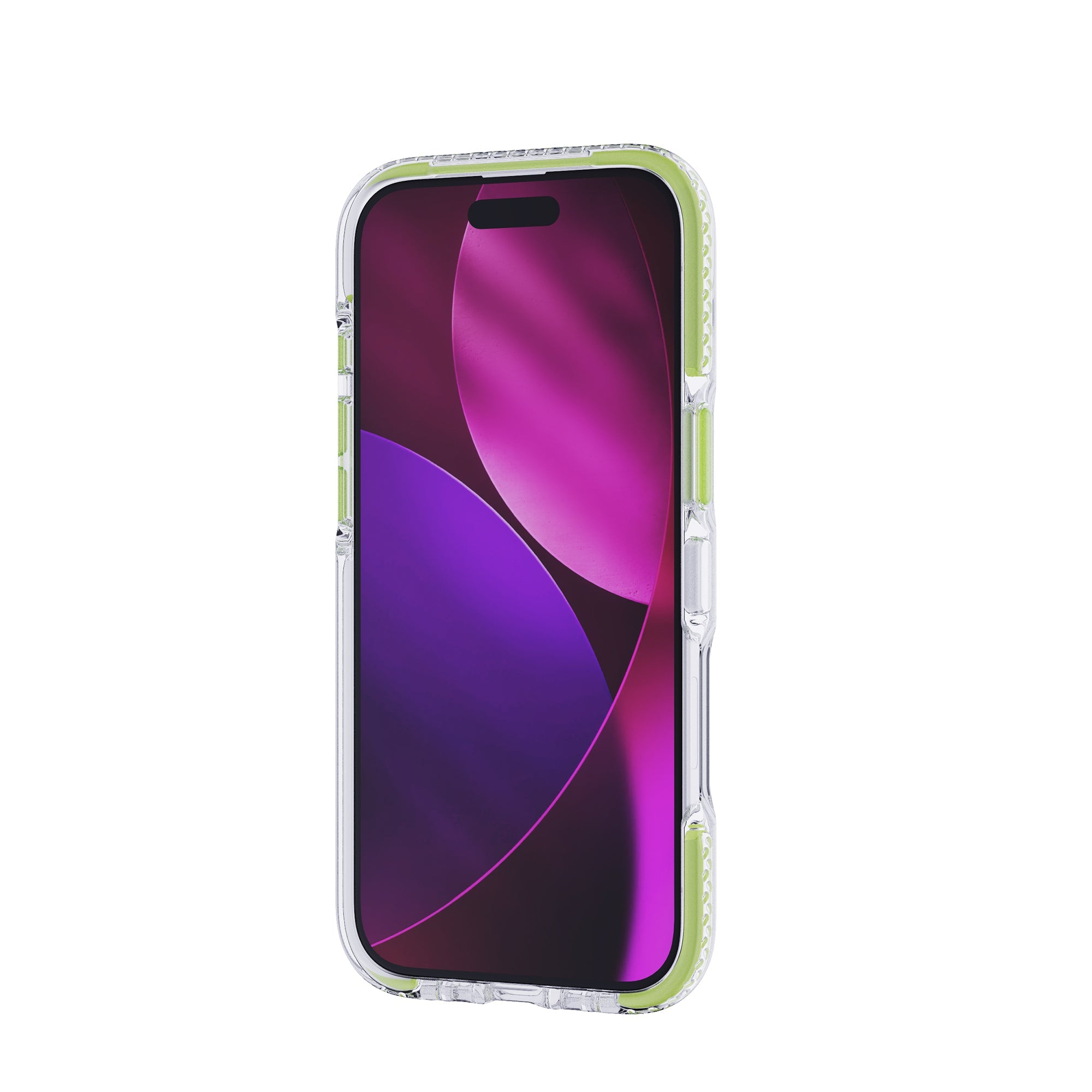 EvoCrystal Glow MagSafe - Apple iPhone Air Case - Green (Glow-In-The-Dark MagSafe ring)