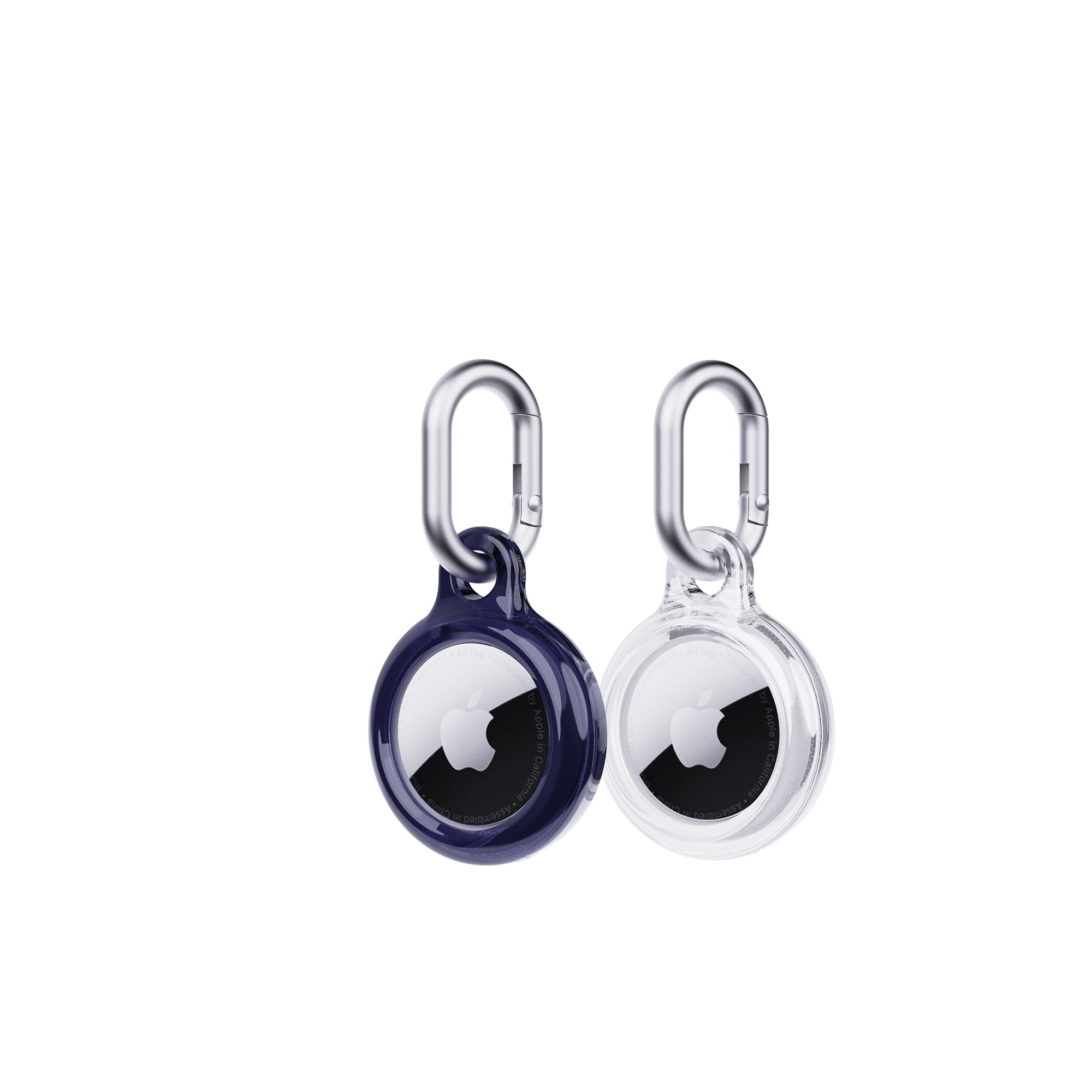 EvoPop - Apple AirTag Case Bundle (x2) - Future Dusk & Clear