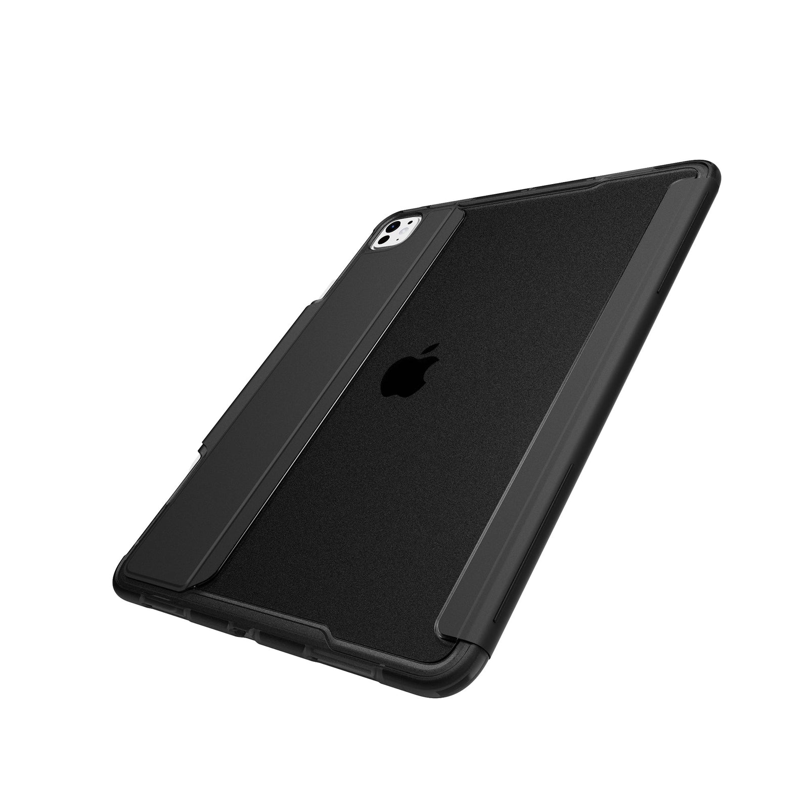 Tilted three-quarter view of back of the case, with folio closed#color_tint