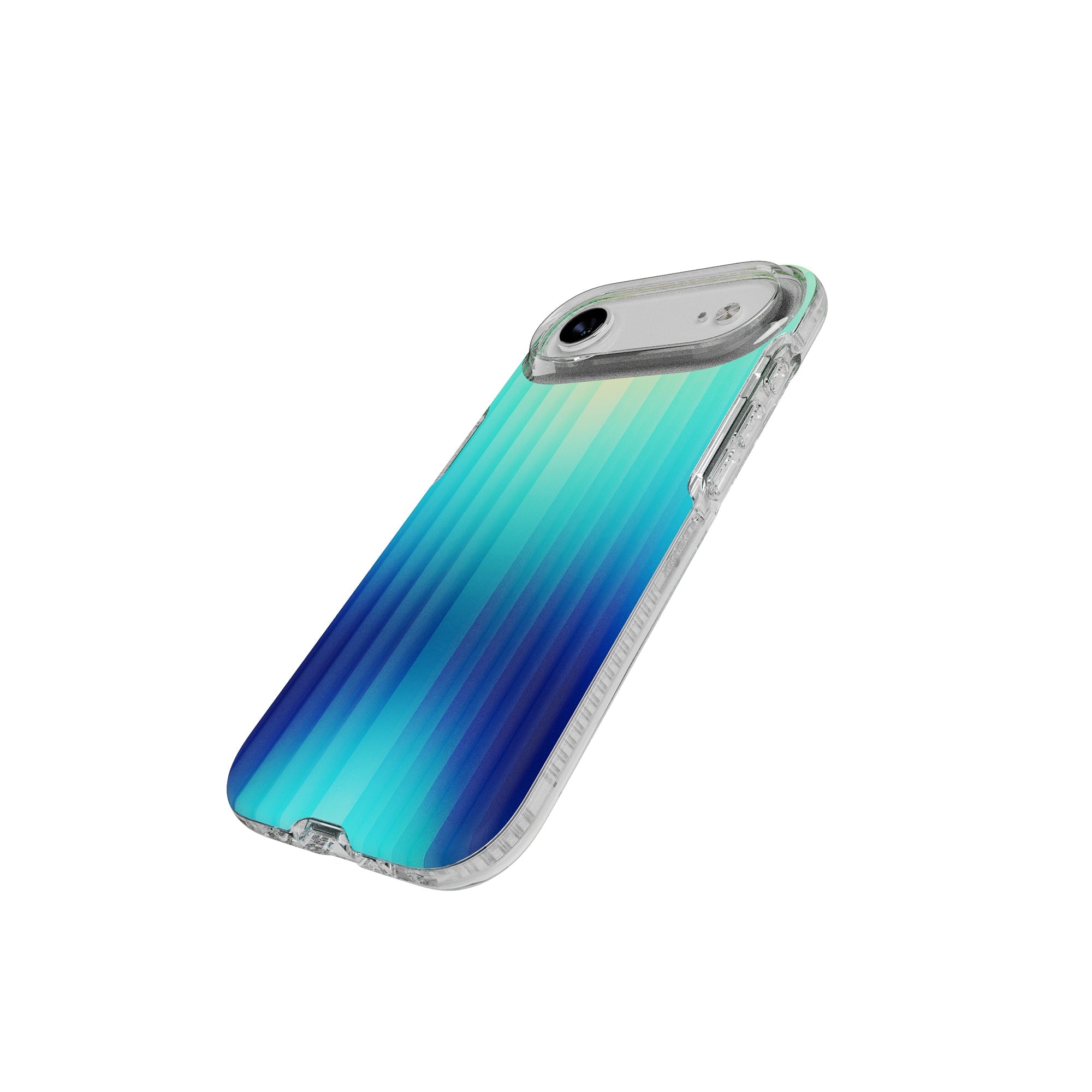 FlexQuartz MagSafe - Apple iPhone Air Case - Ombre Blue/Green