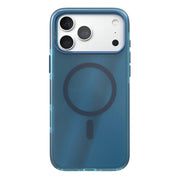View of the back of the phone case from straight on with phone inside#color_deep-sea