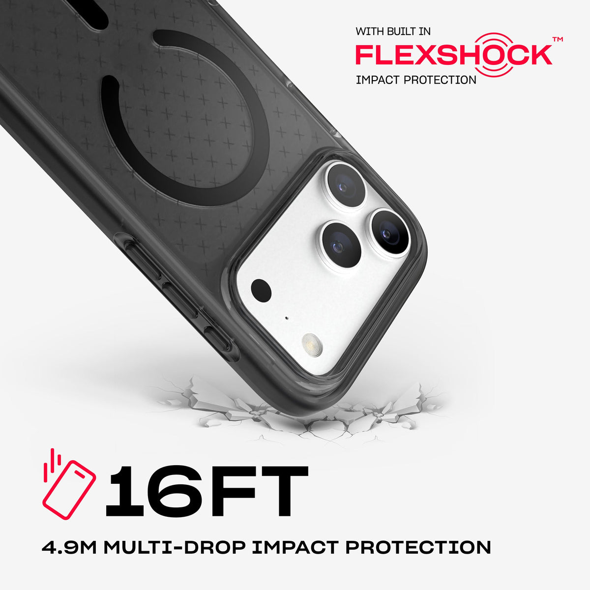 EvoCheck MagSafe - Apple iPhone 18 Pro Max/17 Pro Max Case - Smokey/Black