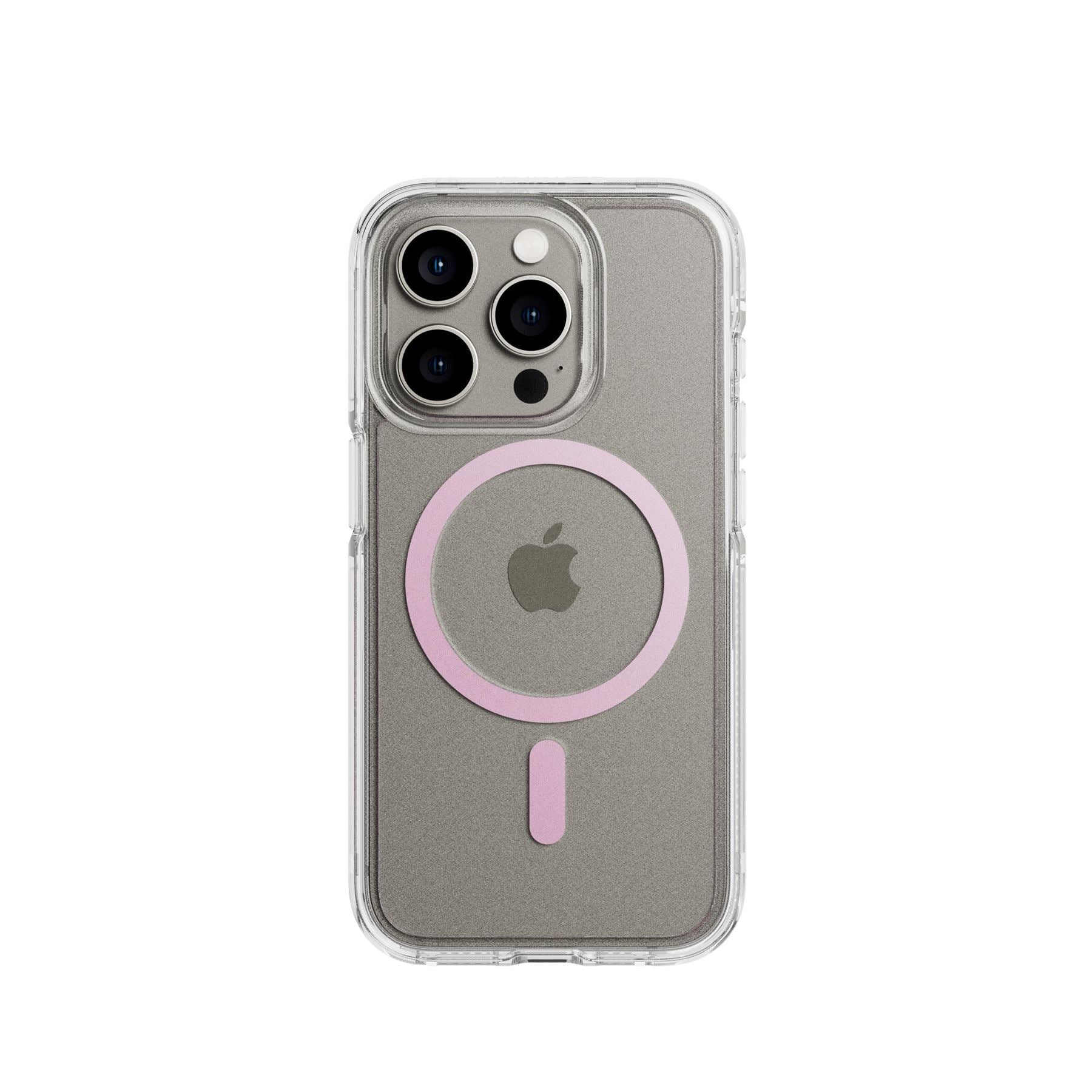 FlexQuartz Apple iPhone 15 Pro Case MagSafe Compatible Pink
