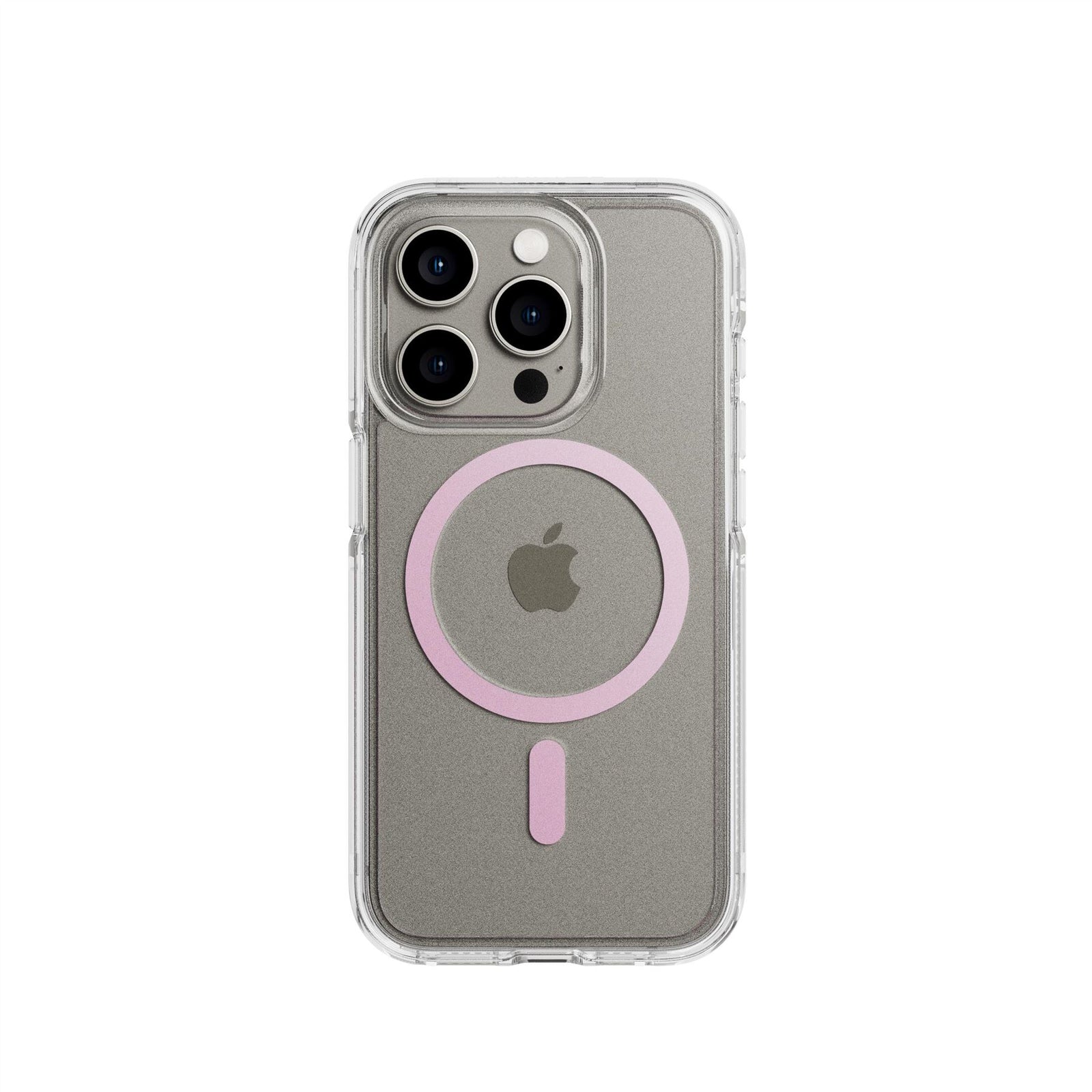 FlexQuartz - Apple iPhone 15 Pro Case MagSafe Compatible - Pink