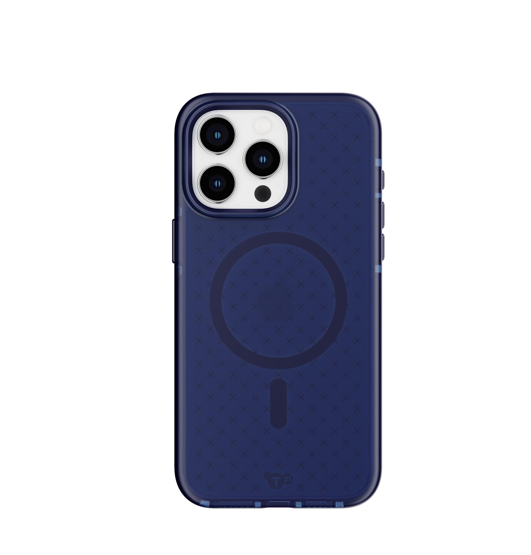 Tech21 Evo Check Case for iPhone 15 Pro Max - Compatible with MagSafe - Impact Protection Case - Midnight Blue Tech21 Evo Check Case for iPhone 15 Pro Max - Compatible with MagSafe - Impact Protection Case - Midnight Blue