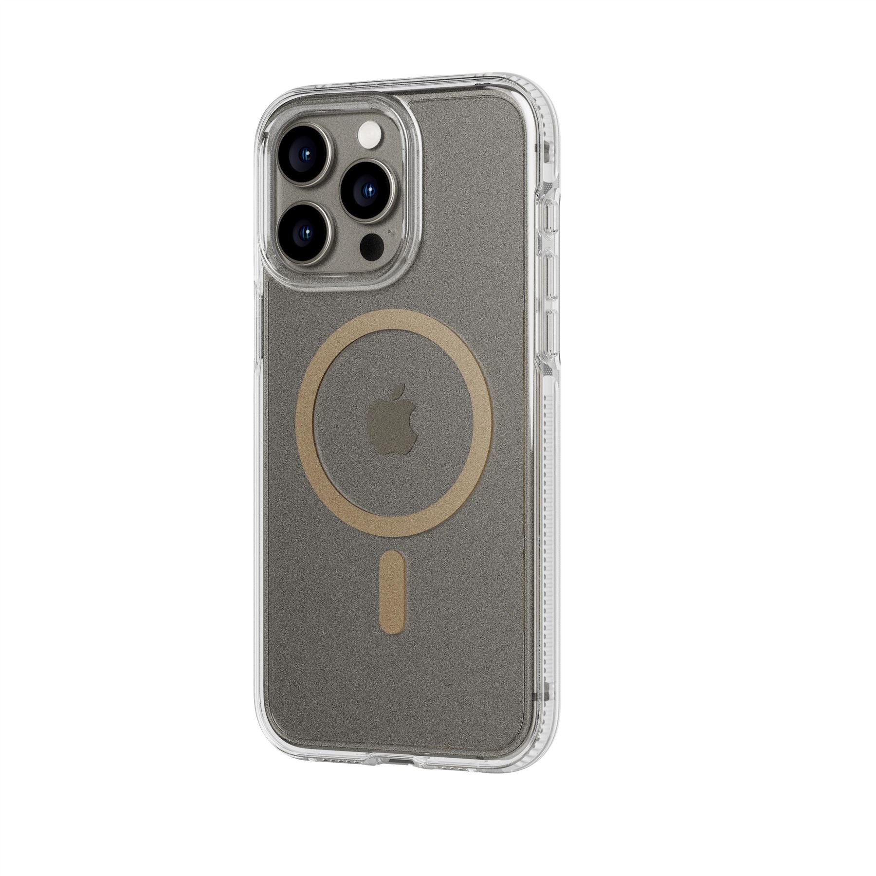 FlexQuartz - Apple iPhone 15 Pro Max Case MagSafe Compatible - Gold