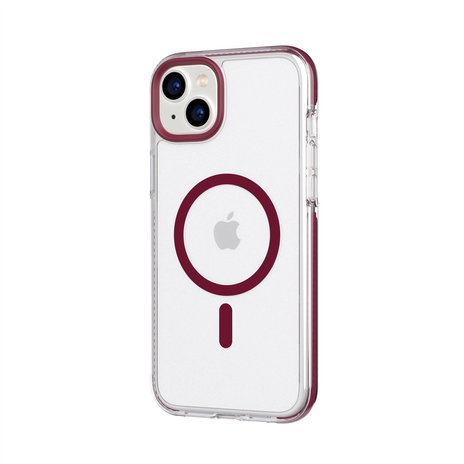 EvoCrystal - Apple iPhone 14 Plus Case MagSafe Compatible - Burgundy