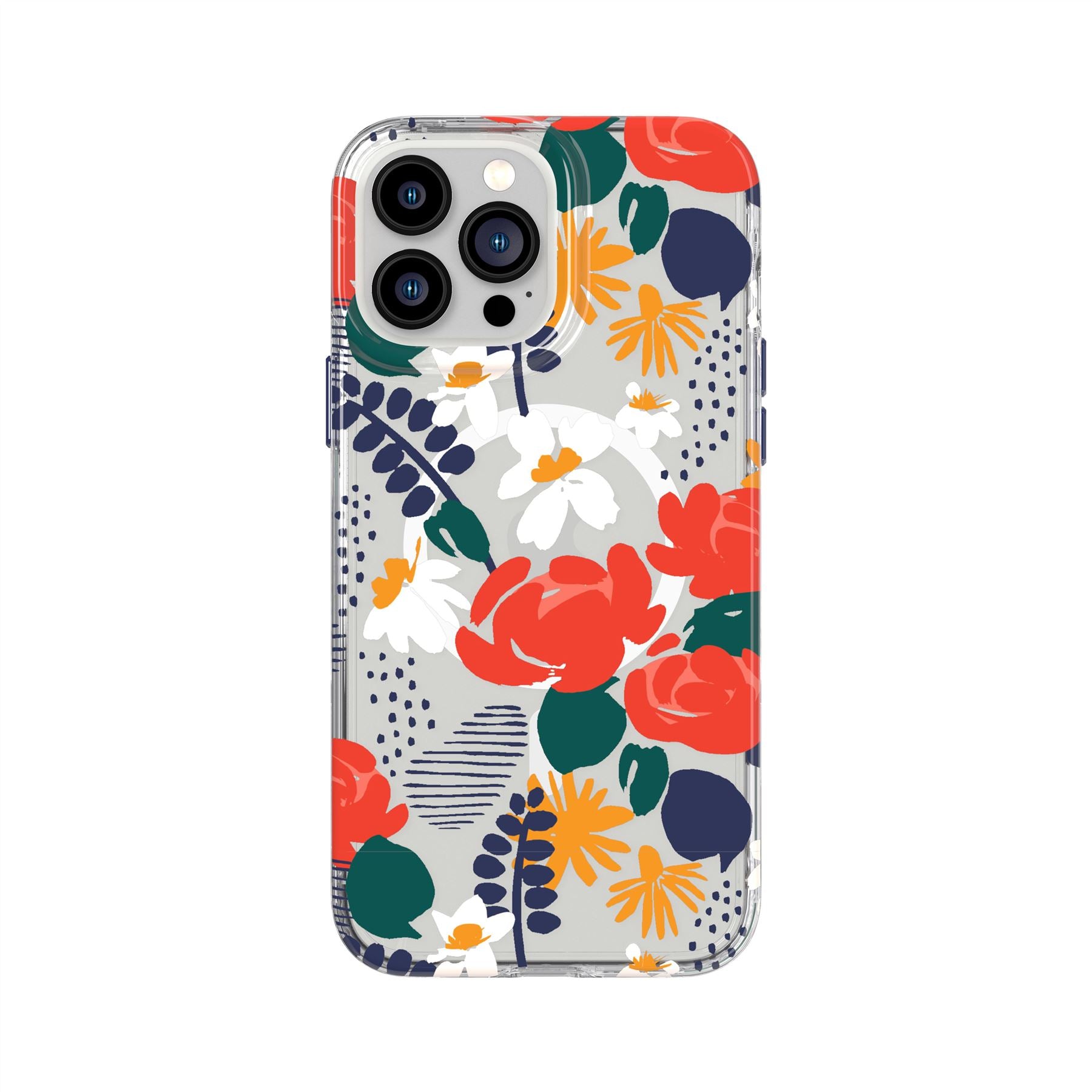 EvoArt - Apple iPhone 13 Pro Max Case MagSafe Compatible - Red Rose