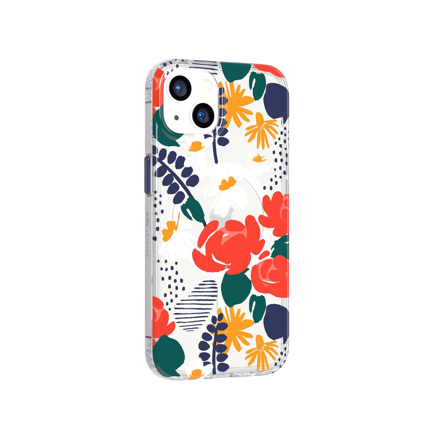 EvoArt - Apple iPhone 13 Case MagSafe Compatible - Red Rose