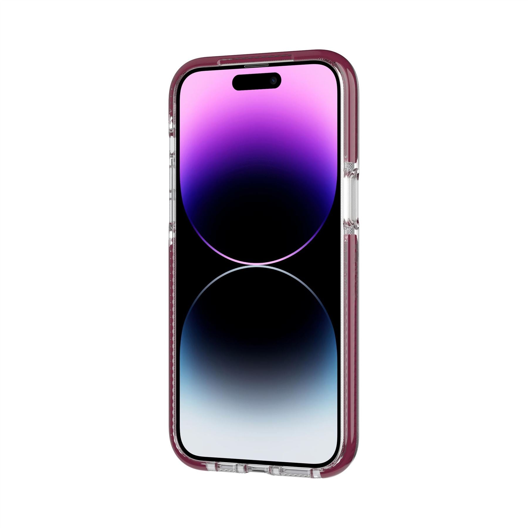 EvoCrystal - Apple iPhone 14 Pro Max Case MagSafe Compatible - Burgundy