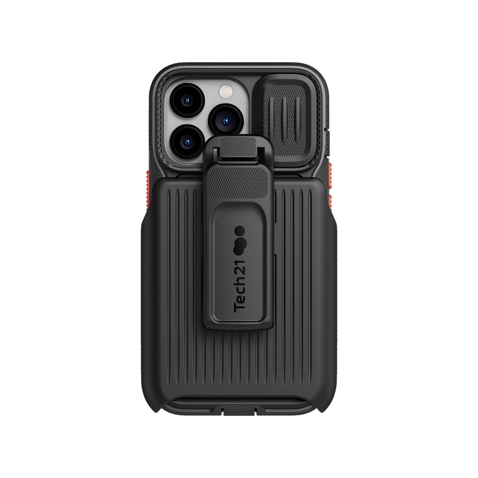 EvoMax - Apple iPhone 13 Pro Case with Holster - Off Black