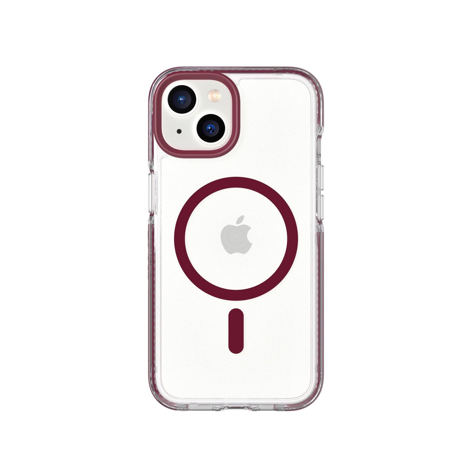 EvoCrystal - Apple iPhone 14 Case MagSafe Compatible - Burgundy