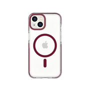 EvoCrystal - Apple iPhone 14 Case MagSafe Compatible - Burgundy