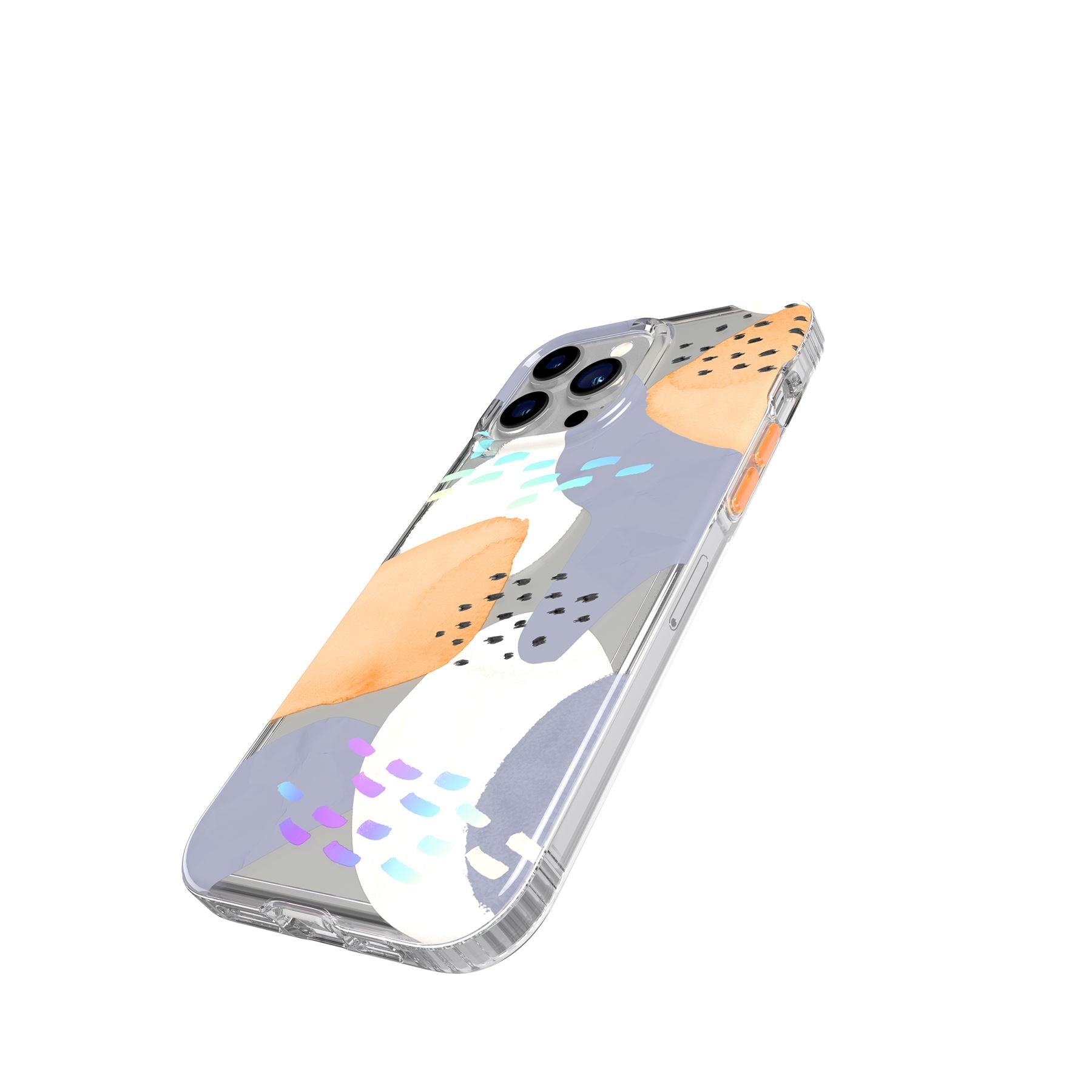 Multicolored logo transparent iPhone 12 Pro Max case