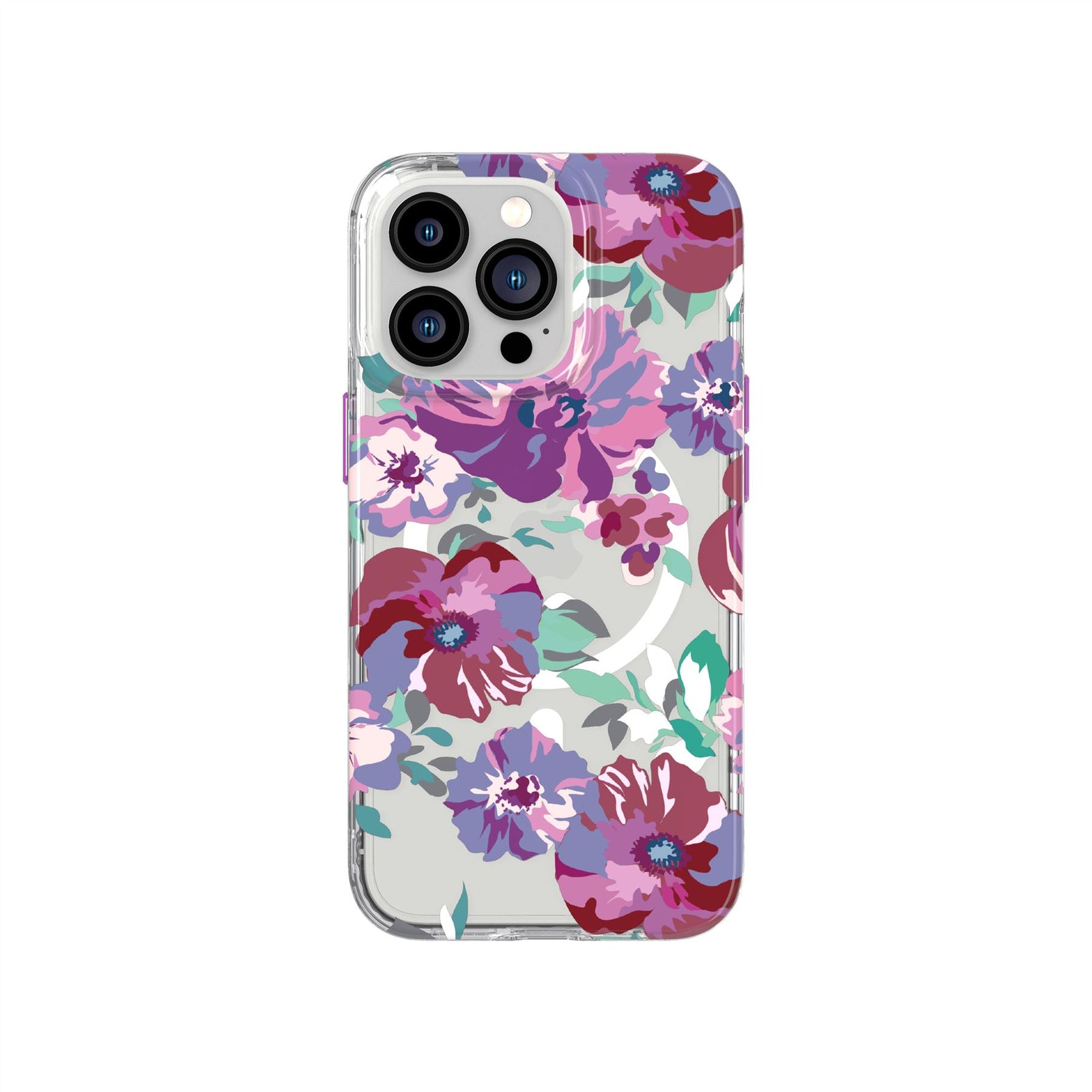 Evo Art - Apple iPhone 13 Pro Case MagSafe® Compatible - Purple Anemone