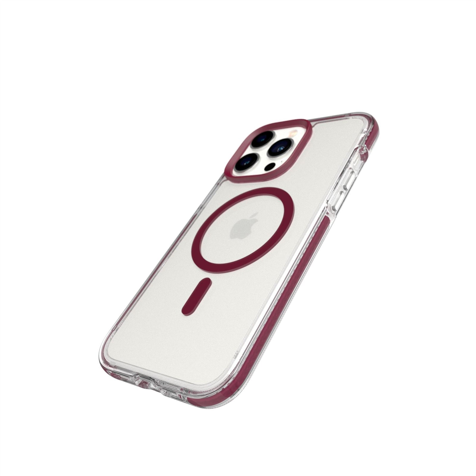 EvoCrystal - Apple iPhone 14 Pro Max Case MagSafe Compatible - Burgundy