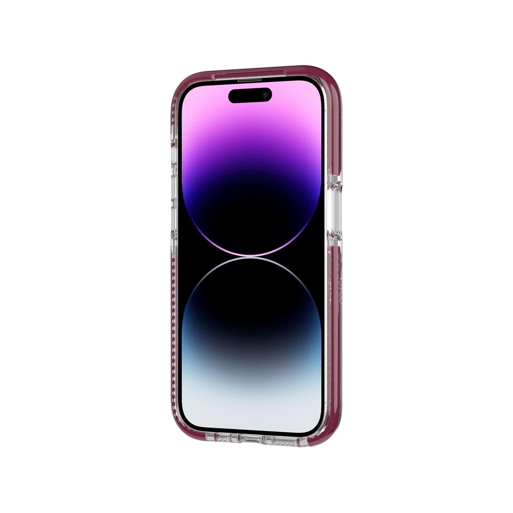 EvoCrystal - Apple iPhone 14 Pro Case MagSafe Compatible - Burgundy