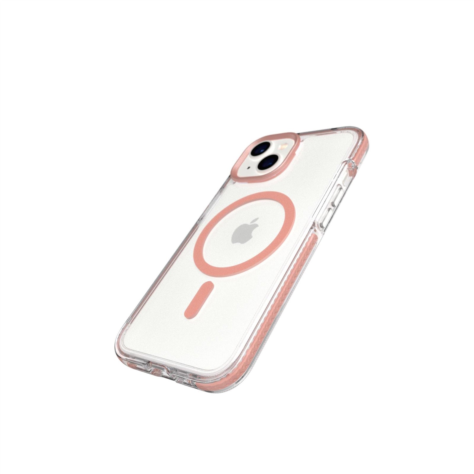 EvoCrystal - Apple iPhone 16e/14 Case MagSafe Compatible - Rose Gold