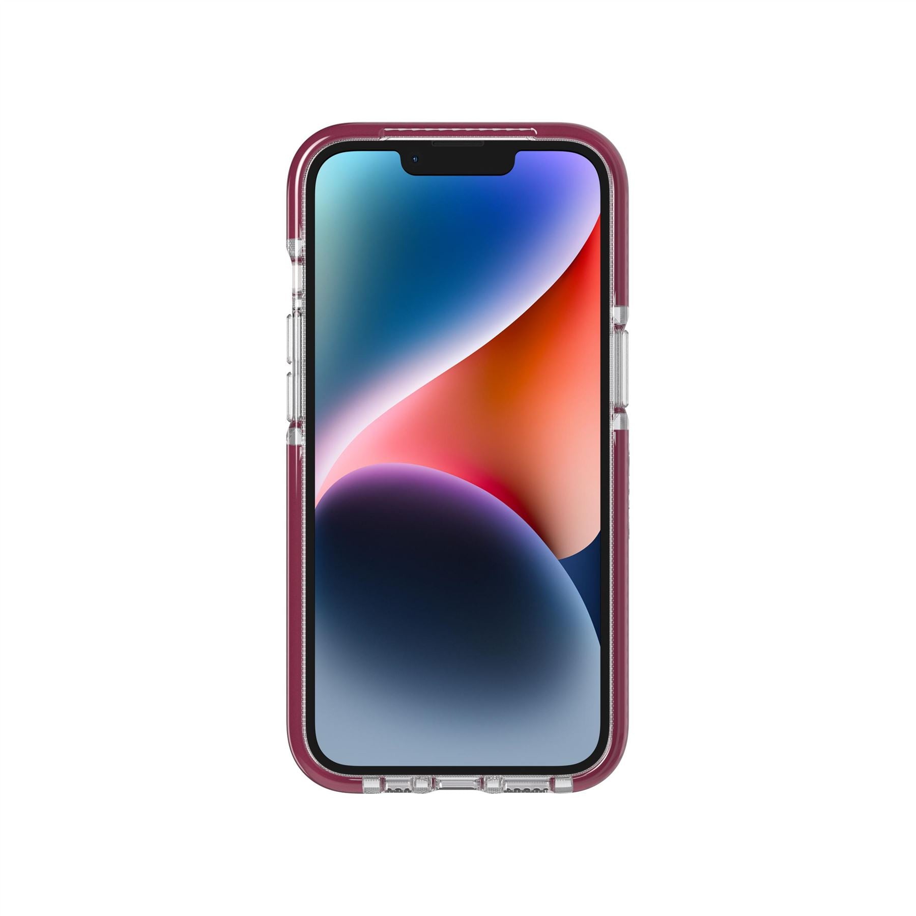 EvoCrystal - Apple iPhone 14 Case MagSafe Compatible - Burgundy