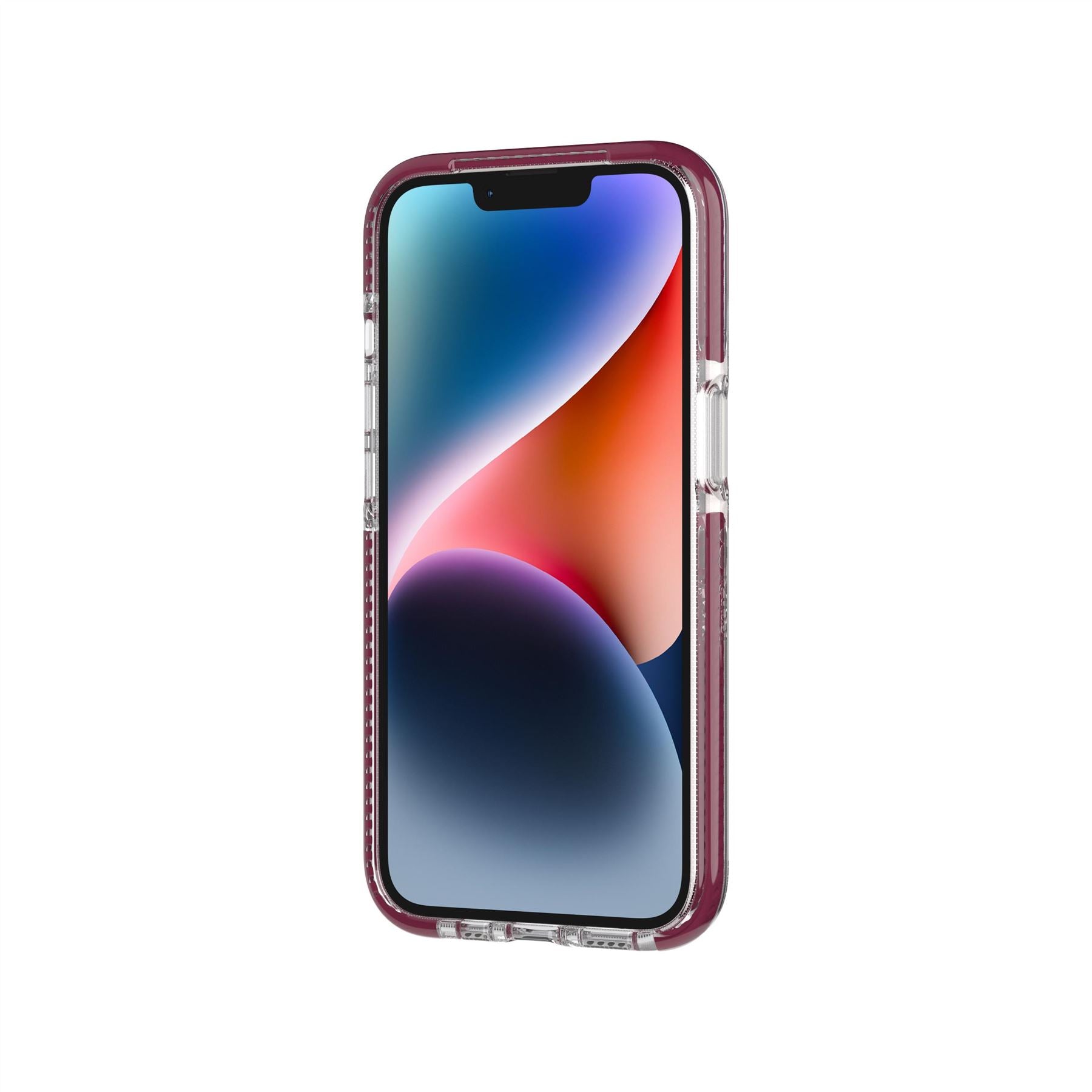 EvoCrystal - Apple iPhone 14 Case MagSafe Compatible - Burgundy