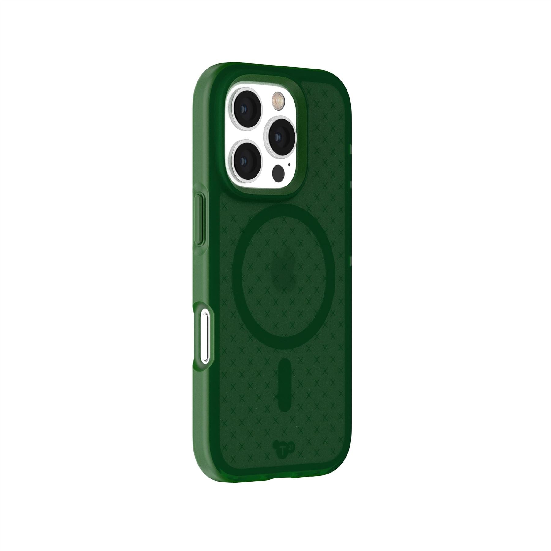 STONE  iPhoneケース オリーブグリーン16Pro EvoCheck - Apple iPhone 16 Pro Case MagSafe Compatible - Forest