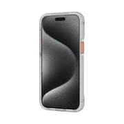EvoMax MagSafe - Apple iPhone 15 Pro Max Case - Clear/Vivid Orange