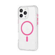 FlexPro - Apple iPhone 16 Pro Max Case MagSafe Compatible - Neon Pink/Orange Glow in the Dark