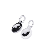 EvoPop - Apple AirTag Case Bundle (x2) - Black and Clear