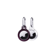 EvoPop - Apple AirTag Case Bundle (x2) - Cherry Lacquer and Clear